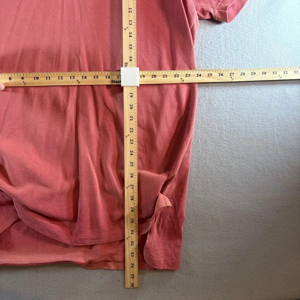 Polo Ralph Lauren Mens XXL Salmon Pink Short Sleeve Pique Polo Shirt Pony Logo